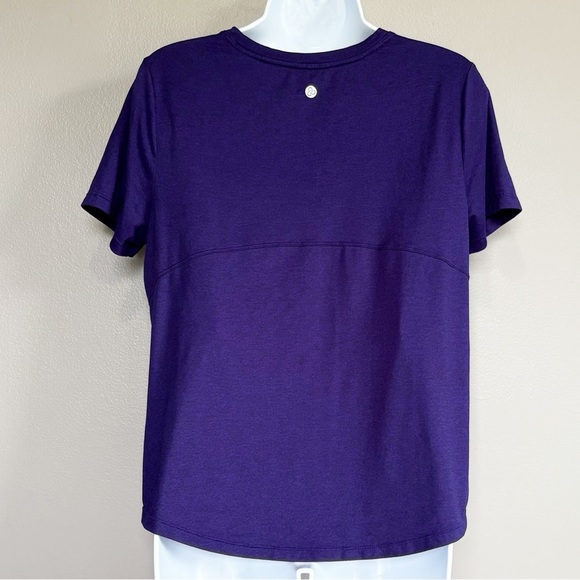 Zella Short Sleeve Relaxed Fit Tee Shirt Purple 10 - Picture 2 of 7